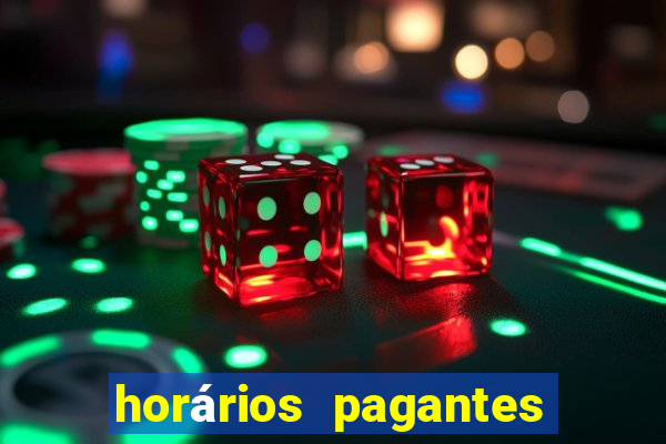 horários pagantes pg soft