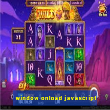 window onload javascript