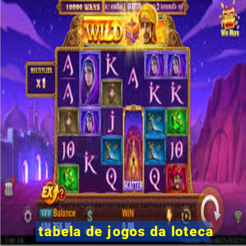 tabela de jogos da loteca