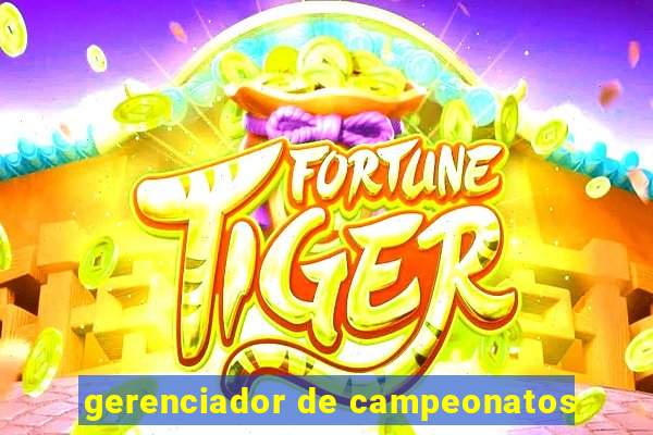 gerenciador de campeonatos