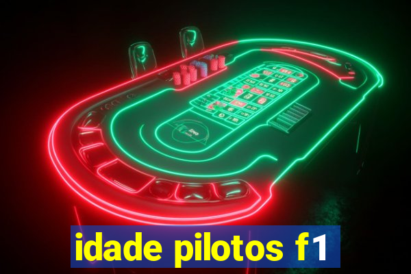 idade pilotos f1