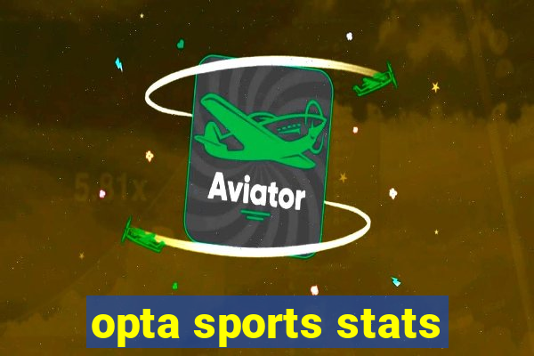 opta sports stats