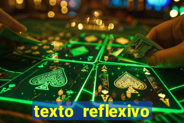 texto reflexivo sobre plantar e colher