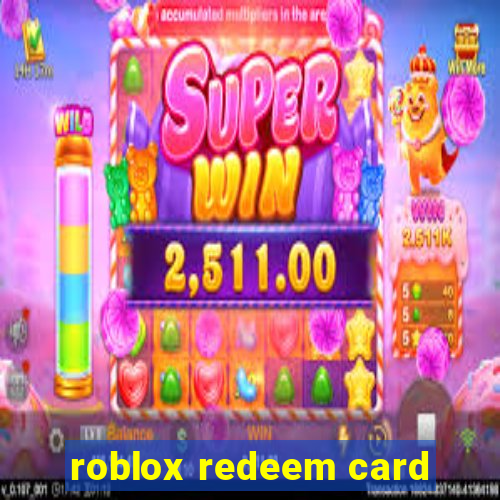 roblox redeem card