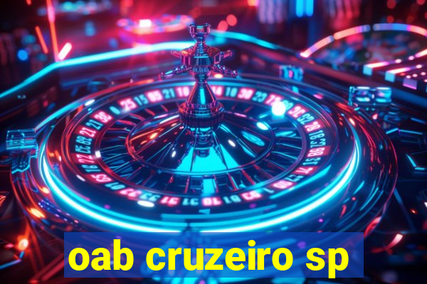 oab cruzeiro sp