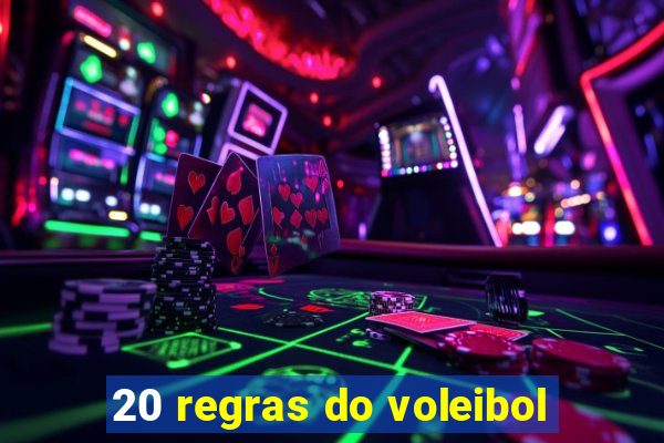 20 regras do voleibol