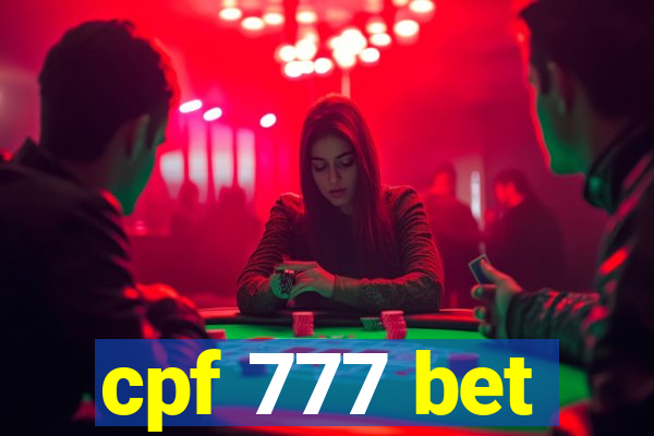 cpf 777 bet