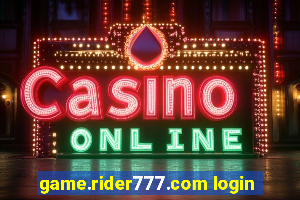 game.rider777.com login